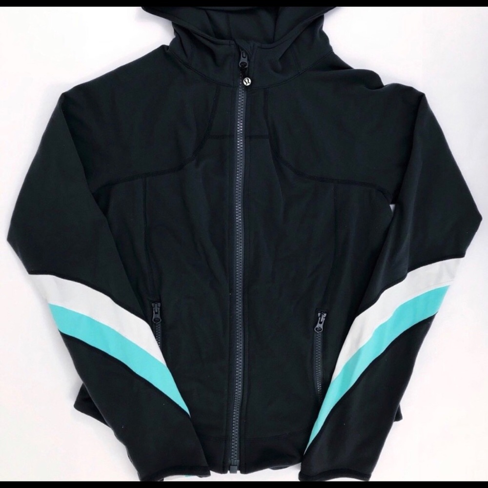 Lululemon Half Moon Full Zip Gray Hooded Jacket